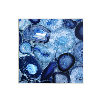 " Agate In Blue Natural Geodes "