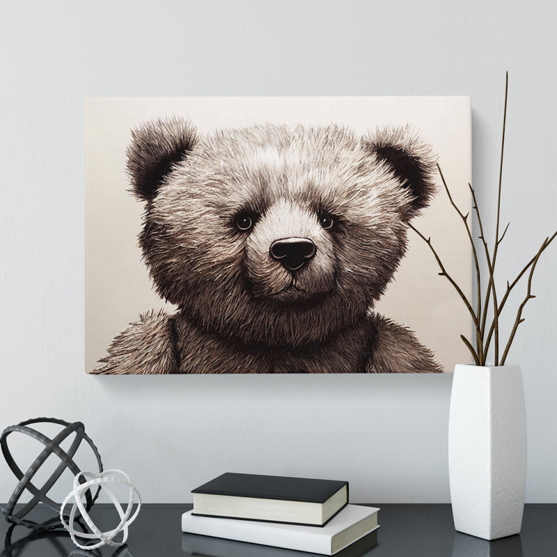 Spectacular Teddy Bear - Wrapped Canvas, 35cm H x 50cm W x 3cm D