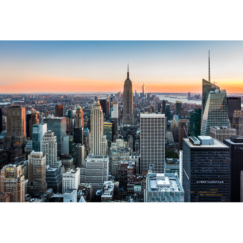 Blodwyn New York At Sunset by Ultima_Gaina - Wrapped Canvas Print, 20cm H x 30cm W x 3.8cm D