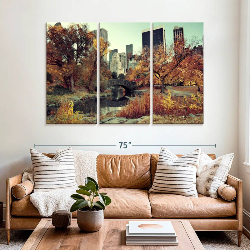 Sebbie Central Park Autumn, 42" H x 65" W