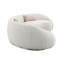 Canapé modulaire Sahara Beige Boucle avec 3 coussins