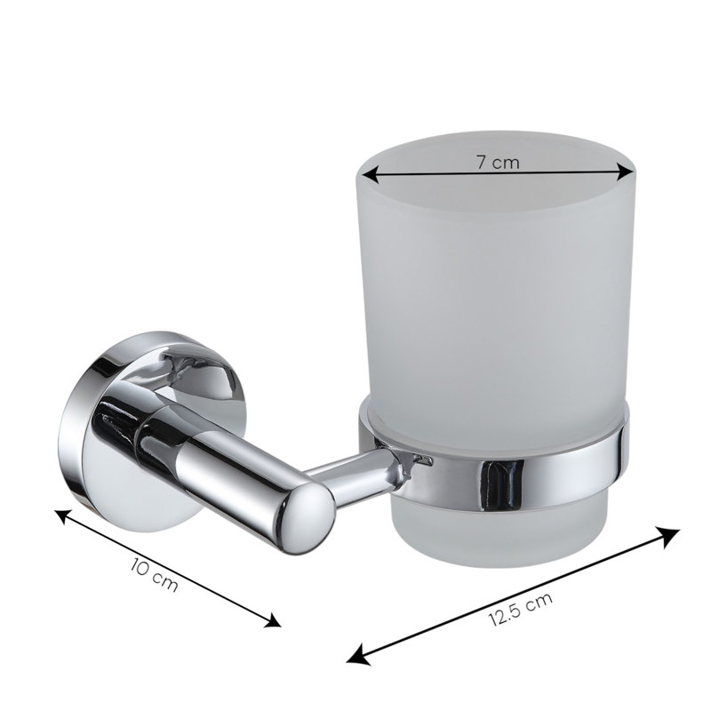 Abhainn Toothbrush Holder, Chrome