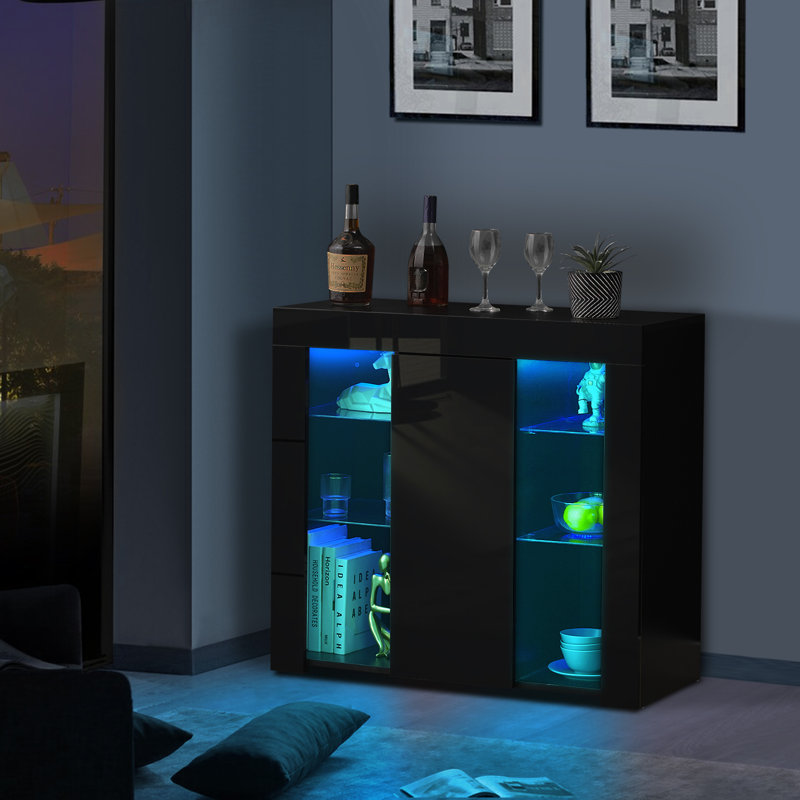 Adamariz 90cm Sideboard, Black