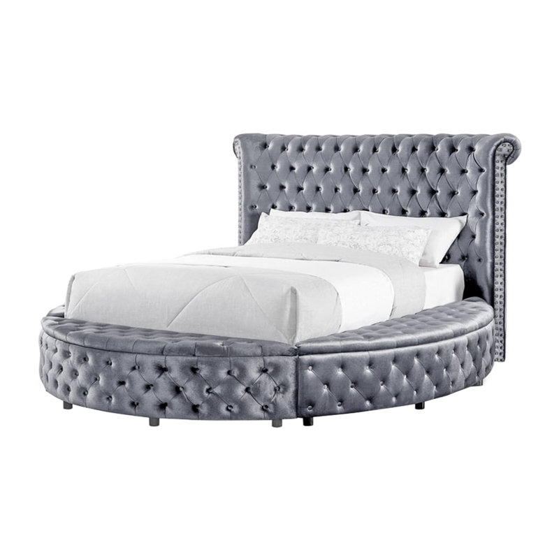 E. Bed, Gray, Queen