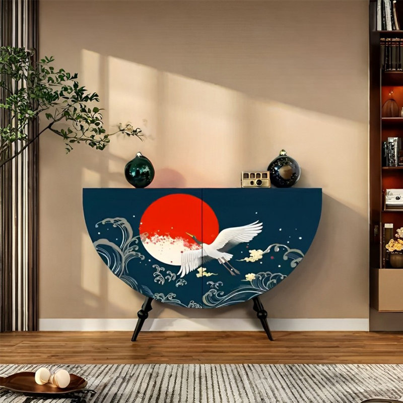 Armoire de rangement moderne en bois massif