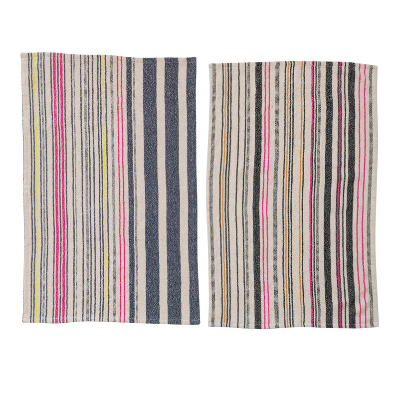 Cotton Stripe Tea Towel Kitchen Towel