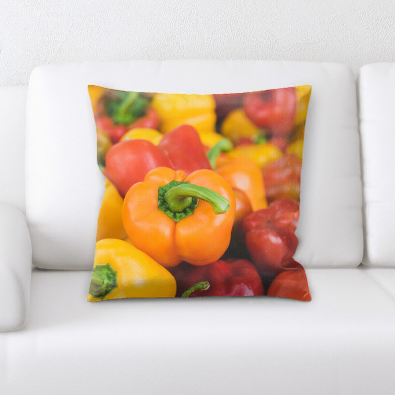 Housse et insert de coussin carré Peppers