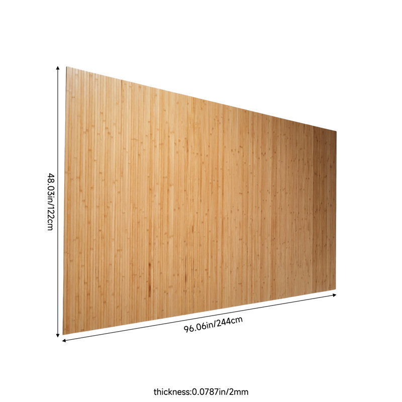 1 Roll Carbonised Bamboo Wall Panel, Wood