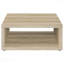 Table basse carrée en bois d'ingénierie vieilli-148140718