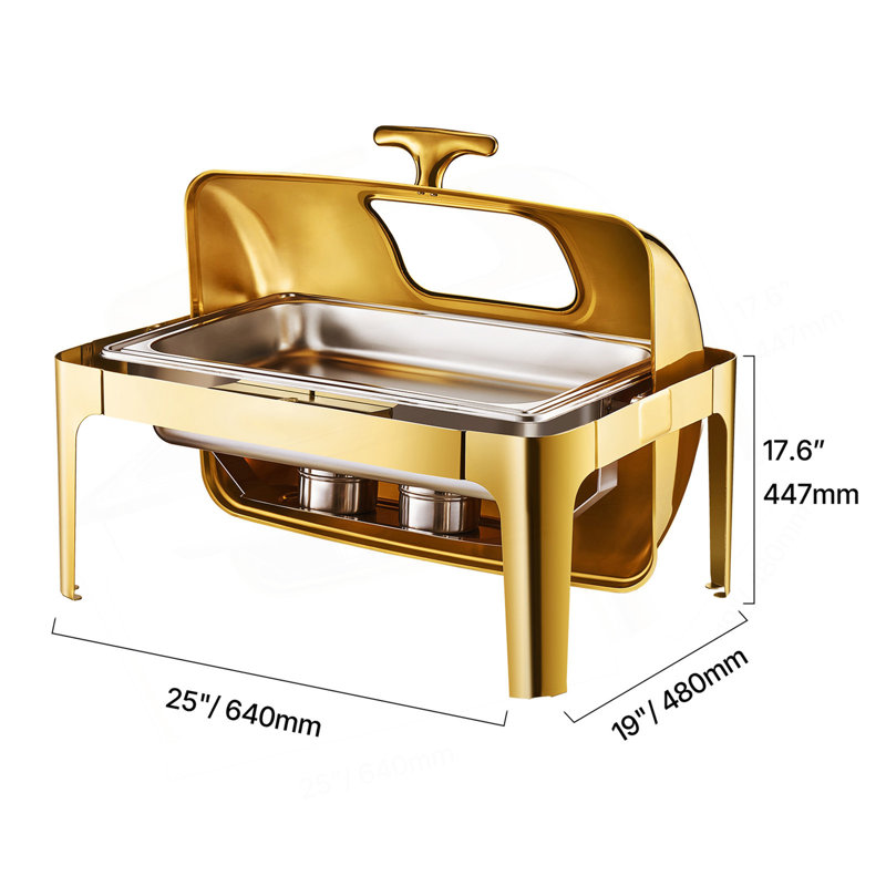 Ensemble de réchaud à roulettes 9Qt