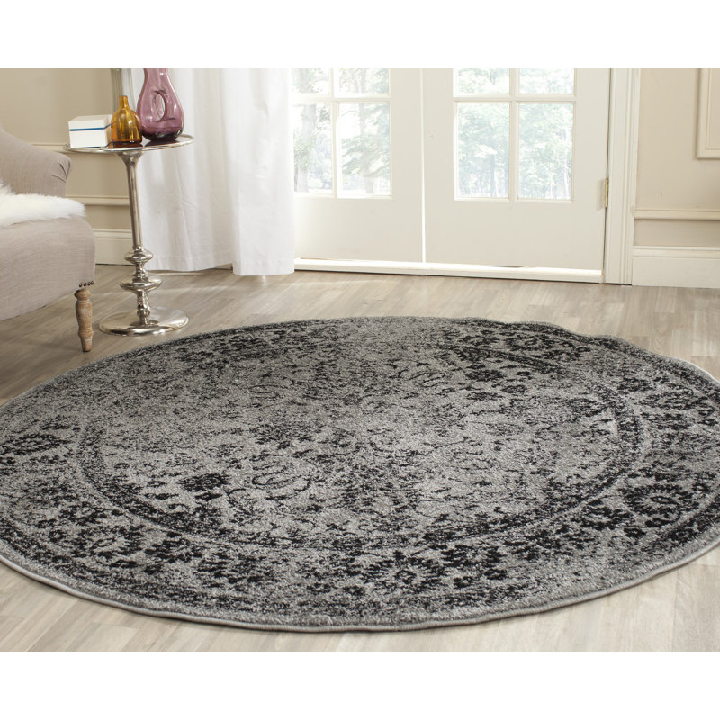 Stromsburg Floral Area Rug, Round 183cm