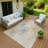 Machine Washable Indoor/Outdoor Jenning ACN2273 Floral Rug-1793085612