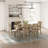 Tymera 6 - Person Four Leg Dining Set