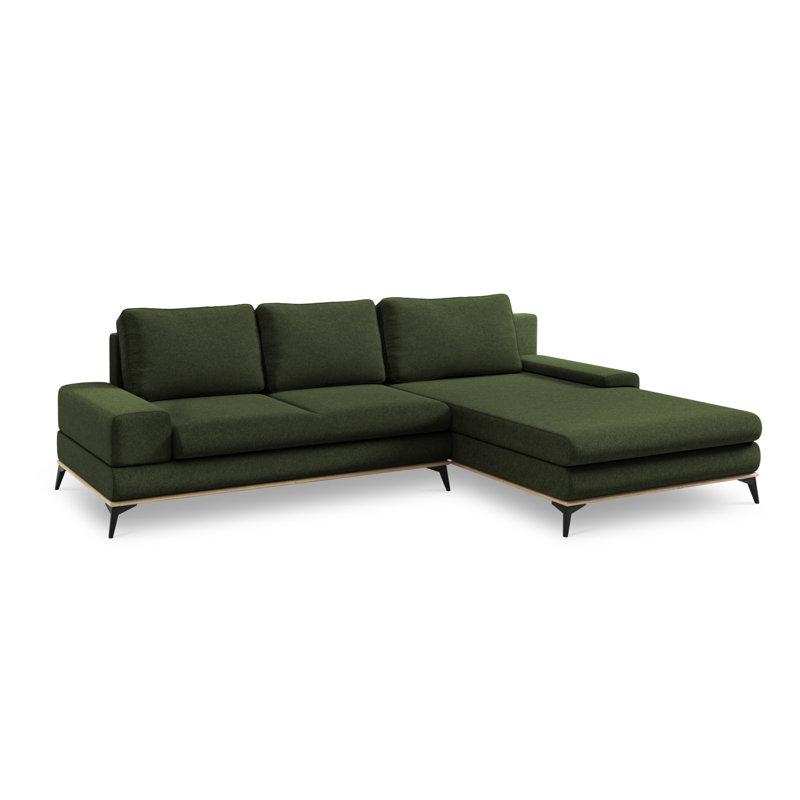 Cuiksa 5 Seater Sofa Bed, Right Hand Facing, Green