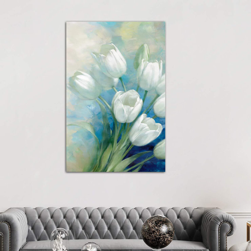"holland spring i" par rogier daniels-reproduction d’art, H 12 po x l 8 po x P 0,75 po, Toile tendue