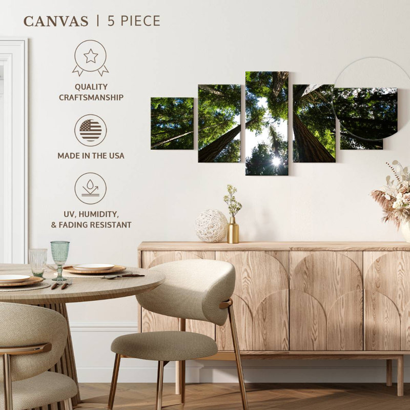 Low Angle Cedar Trees, 30" H x 68" W