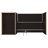 Halston Cappuccino 3-Drawer Office Computer Desk