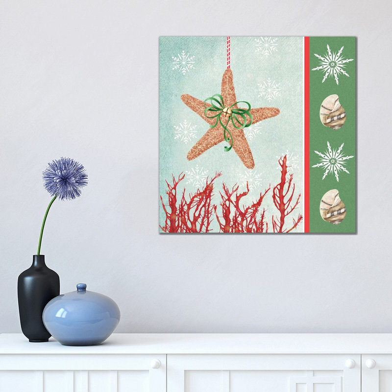 Christmas Coastal III by Jade Reynolds - Wrapped Canvas Print, 45.72 cm H x 45.72 cm W x 1.91 cm D