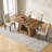 Faux Marble Kitchen Dining Table for 4 to 6 People-1006500744