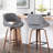 Najrin 26" Fixed-Height Fabric Counter Stool with Bent Wood Legs & Square Footrest (Set of 2)-104872001-104872002