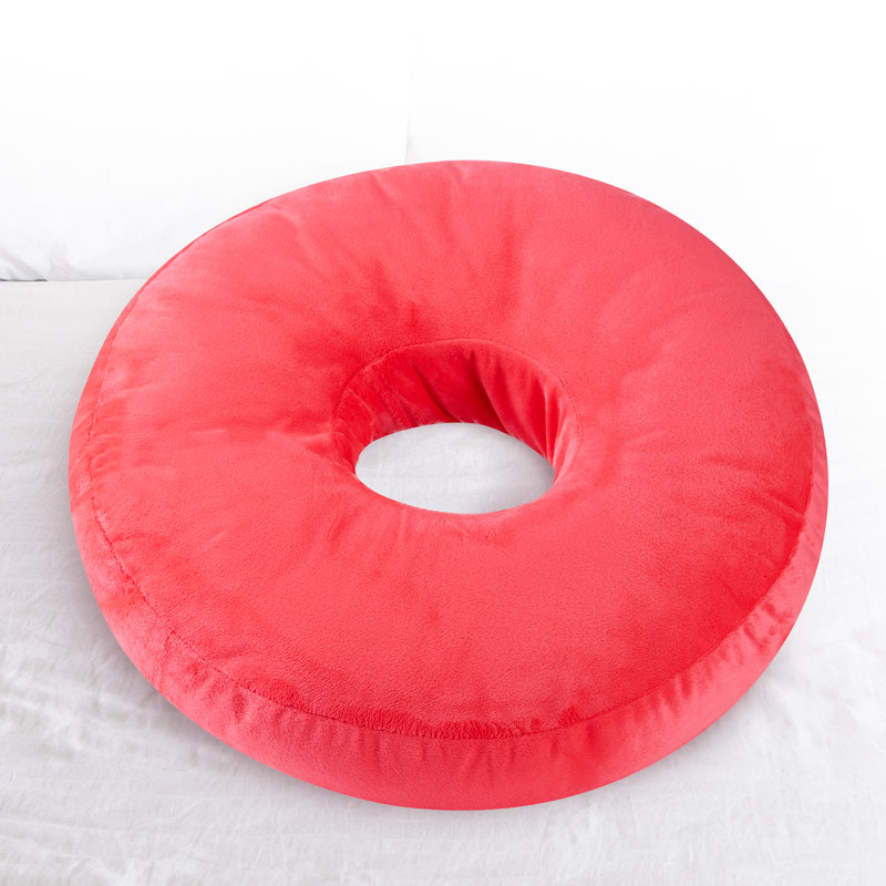  Round Pillow Cover & Insert, Hot Pink