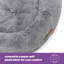 Silentnight Calming Plush Donut Pet Bed-108771586-93676162