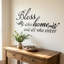 Décalcomanie murale «Bless this home and all qui entre» -1184210765-1184256307