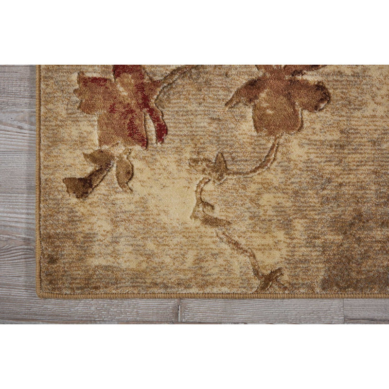 Asifa Floral Indoor Rug, Rectangle 9'6" x 13'