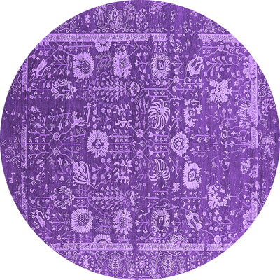 Tapis mauve Mid-Century 2598