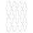 23.38" 3D Wall Panel in White