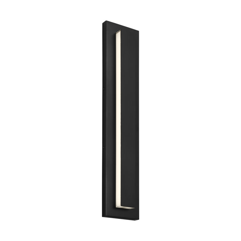 Sean Lavin Aspen 1-light LED 26'' outdoor wall sconce light in black finish