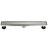 FINE FIXTURES Stainless Steel 36 inch Linear Shower Drain with Hair Trap and Tile Insert & Grate 2-in-1 Design-126533291