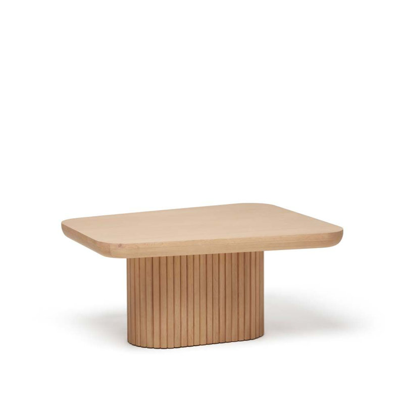 Carrabelle Solid Wood Single Coffee Table, Saddle, 16" H x 29" L x 19" W
