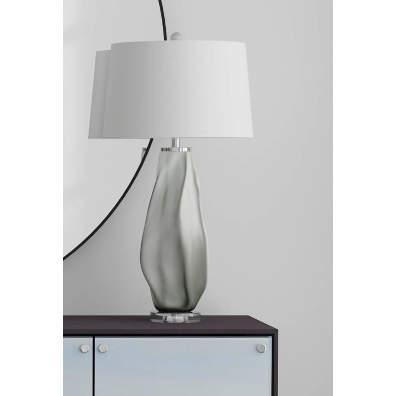 Lampe de table en verre Holyn