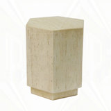 Hexagonal Archaistic Side Table