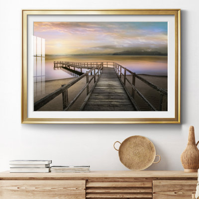 Morning on the Lake - Photographie avec cadre photo