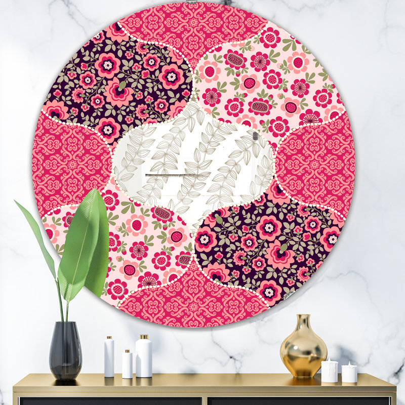 Miroir d'appoint Patchwork, H 31,5 po x l po