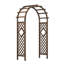 Tonnelle en bois massif brun l 47,24 po x P 19,68 po 