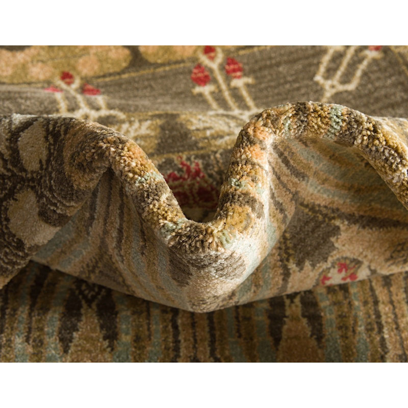 Tapis brun ikat Moore, Rectangulaire 8 pi x 10 pi