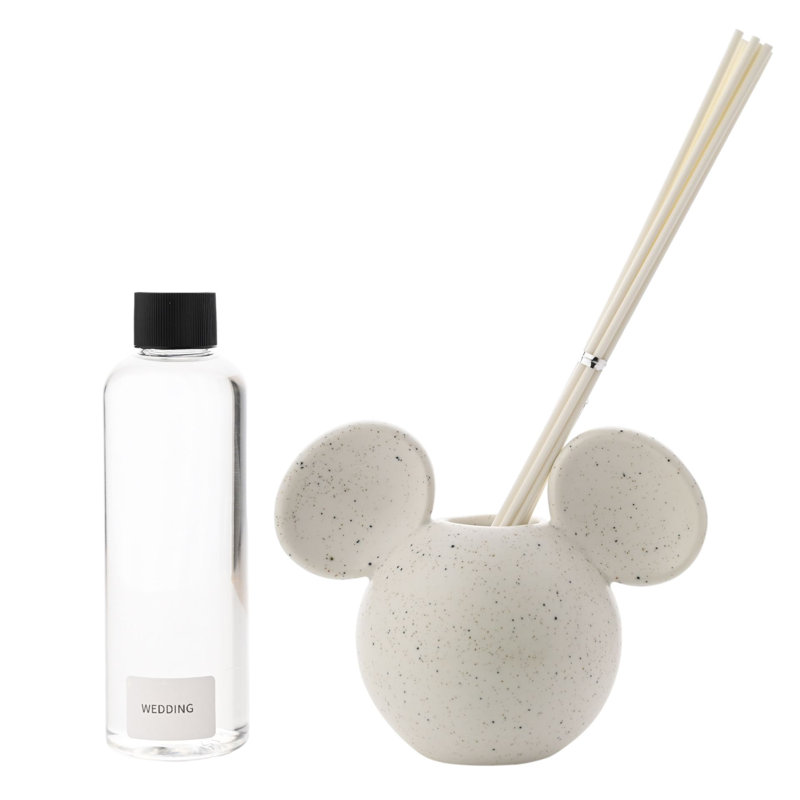 Disney Mickey Ceramic Vessel Fragranced Diffuser - Terracotta, White