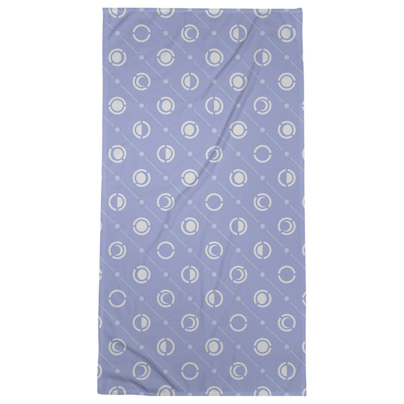 Skeffingt Beach Towel, Purple/Beige