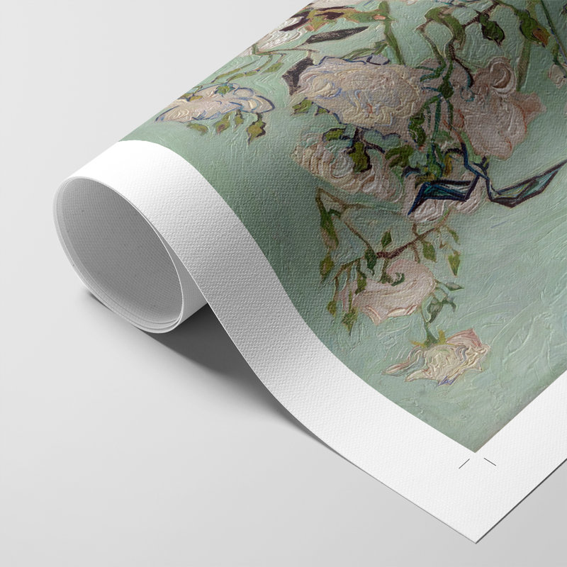 Roses - reproduction de toile seulement - non encadrée, H 48 po x l 32 po