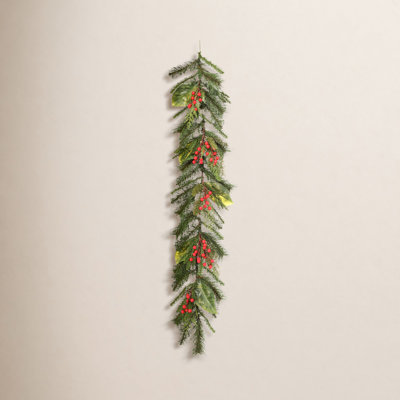48" Magnolia Berry Christmas Garland