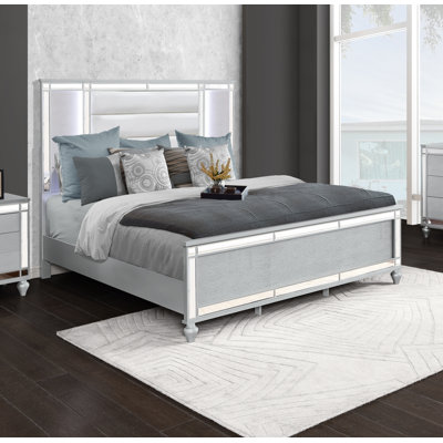 Calypso Bed with LED Lighted Headboard