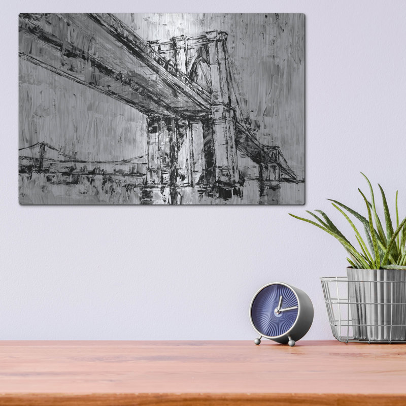 «Iconic Suspension Bridge II» par Ethan Harper, H 12 po x l 16 po