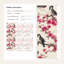 Papier peint floral avec oiseaux et fleurs de cerisier amovibles-402790342