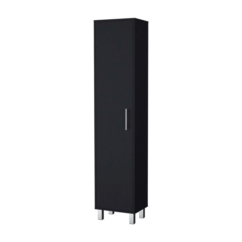 1-Door Cabinet With 3 Broom Hangers