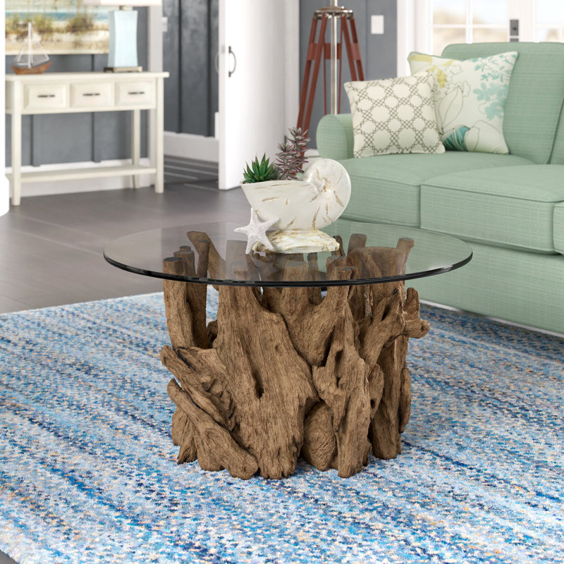 Birch Lane™ Julip Driftwood Abstract Coffee Table & Reviews - Wayfair ...