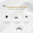 27.8" White Ceramic Drop-In Bathroom Sink with Overflow, Integrated Design