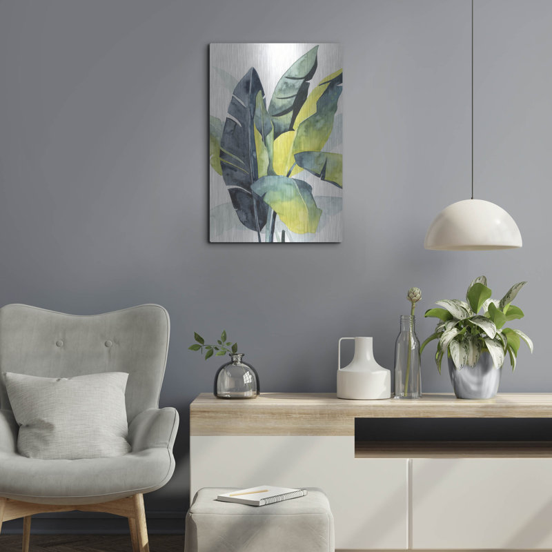 «Sunset Palm Composition III» par Grace Popp, H 24 po x l 16 po